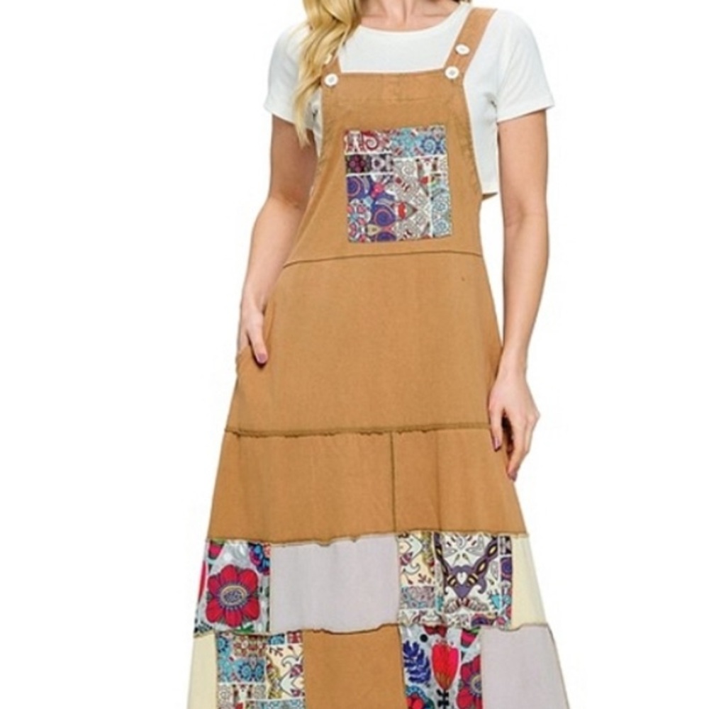 Patchwork Bohemian Maxi Dress
